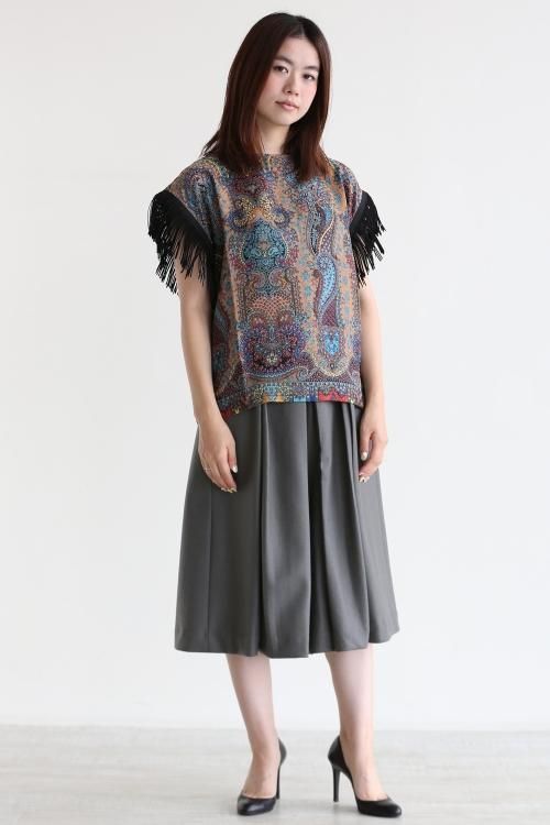 muller of yoshiokubo(ミュラーオブヨシオクボ) Paisley fringe T 