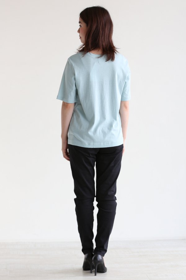 MUVEIL(ミュベール) あじさい刺繍Tシャツ【MA62UTS001】mint 