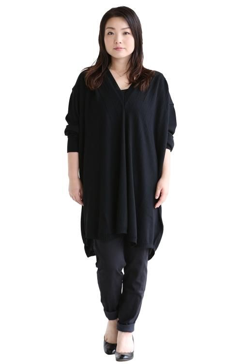 【翌日発送可能】 iliann Vネックチュニック WOOL WORSTED loeb(イリアンローヴ) チュニック