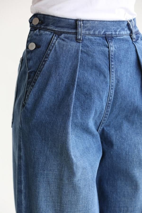 TOMORROWLAND MACPHEE(マカフィ) DENIM タックワイド【12-04-60