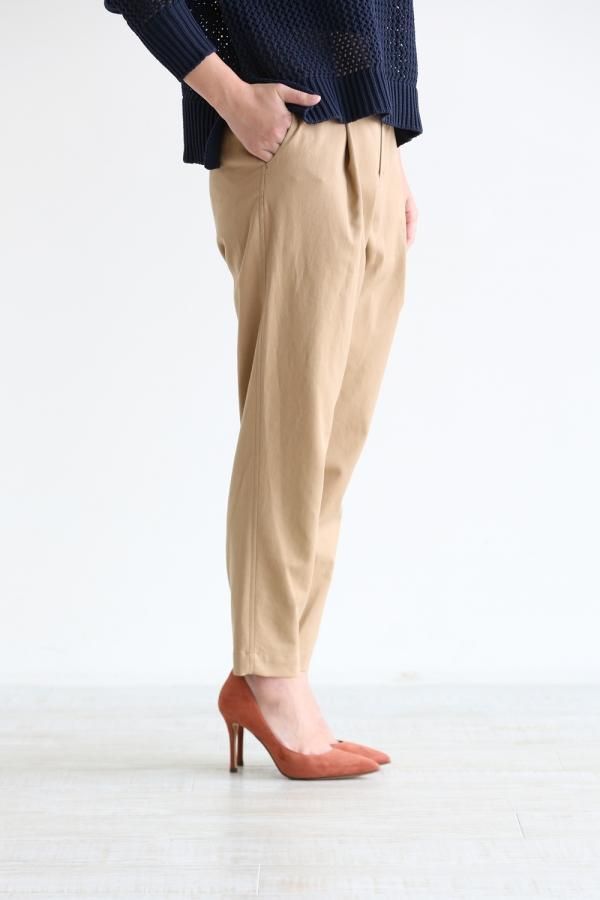 TOMORROWLAND MACPHEE(マカフィ) RUBBED TWILL タックテーパード