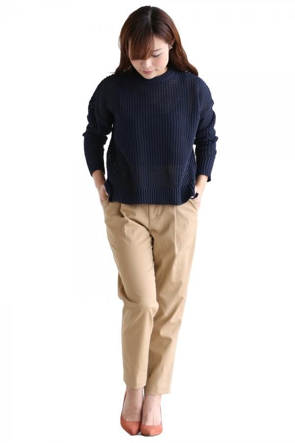 TOMORROWLAND MACPHEE(マカフィ) RUBBED TWILL タックテーパード