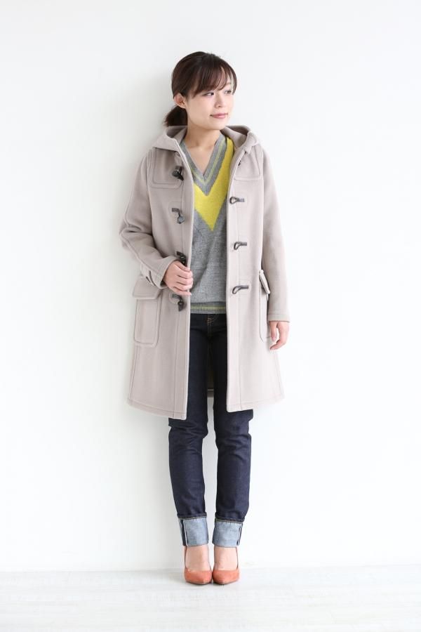 beautiful people（ビューティフルピープル）pile melton duffle coat 