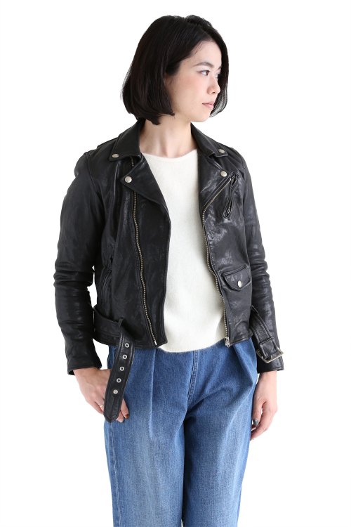 beautiful people（ビューティフルピープル）shrink leather riders jacket レザーライダースジャケット  150サイズ【1635402401】 - YAMAROKU（ヤマロク） オンラインストア