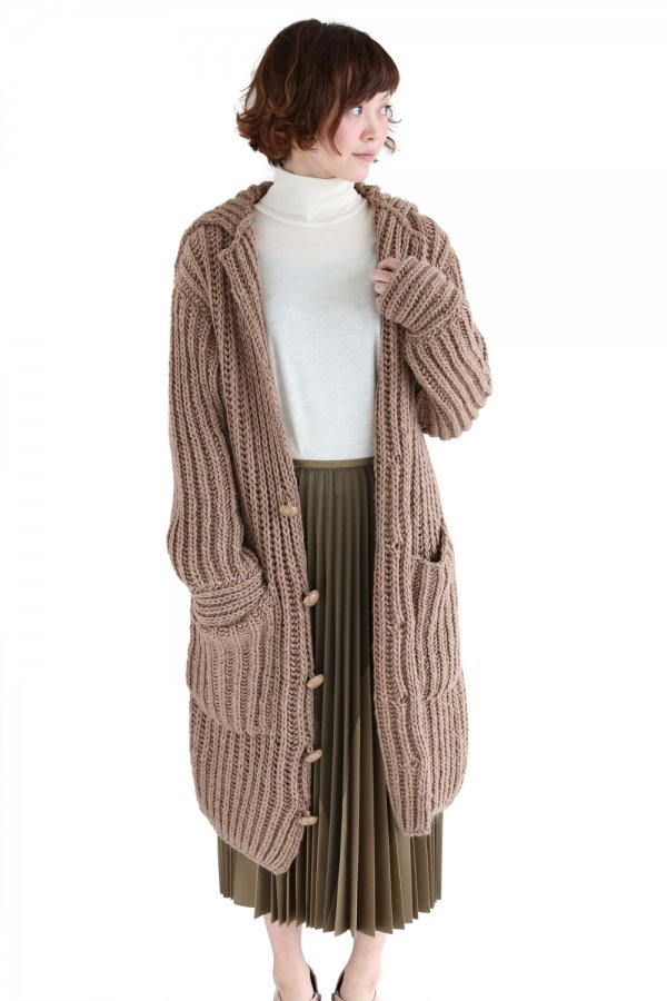beautiful people(ビューティフルピープル) bulky handmade knit coat ...