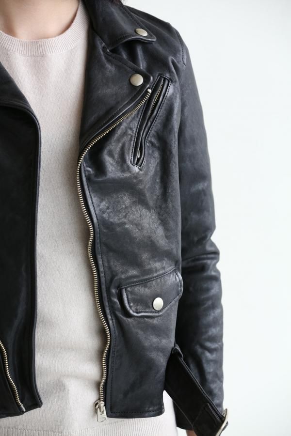 beautiful people（ビューティフルピープル）shrink leather riders jacket レザーライダースジャケット  160サイズ【1725402401】 - YAMAROKU（ヤマロク） オンラインストア