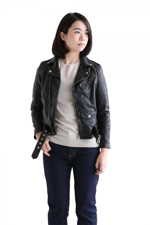 beautiful people（ビューティフルピープル）shrink leather riders jacket レザーライダースジャケット 160サイズ【1725402401】  - YAMAROKU（ヤマロク） オンラインストア