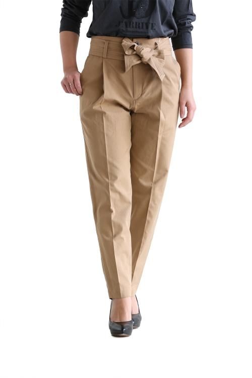 TOMORROWLAND MACPHEE(マカフィ) RUBBED TWILL タックテーパード