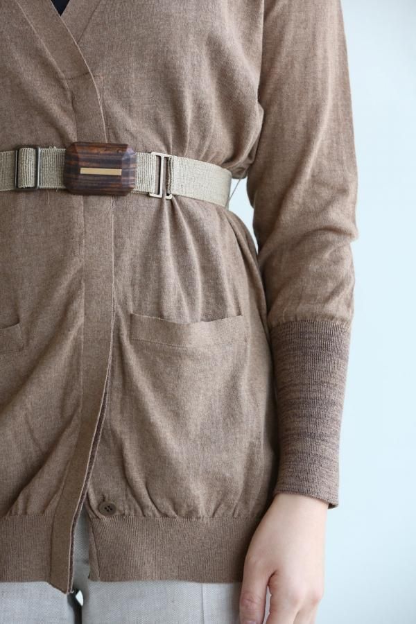 muller of yoshiokuboミュラーオブヨシオクボ Fly front cardigan