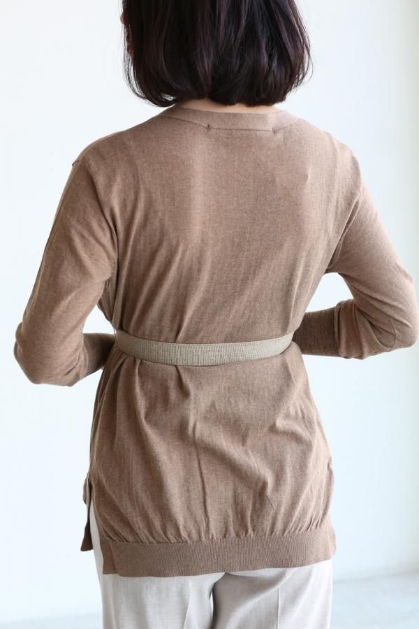 muller of yoshiokuboミュラーオブヨシオクボ Fly front cardigan