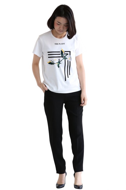 AKIRANAKA/アキラナカ 刺繍TシャツTシャツ(半袖/袖なし) - Tシャツ