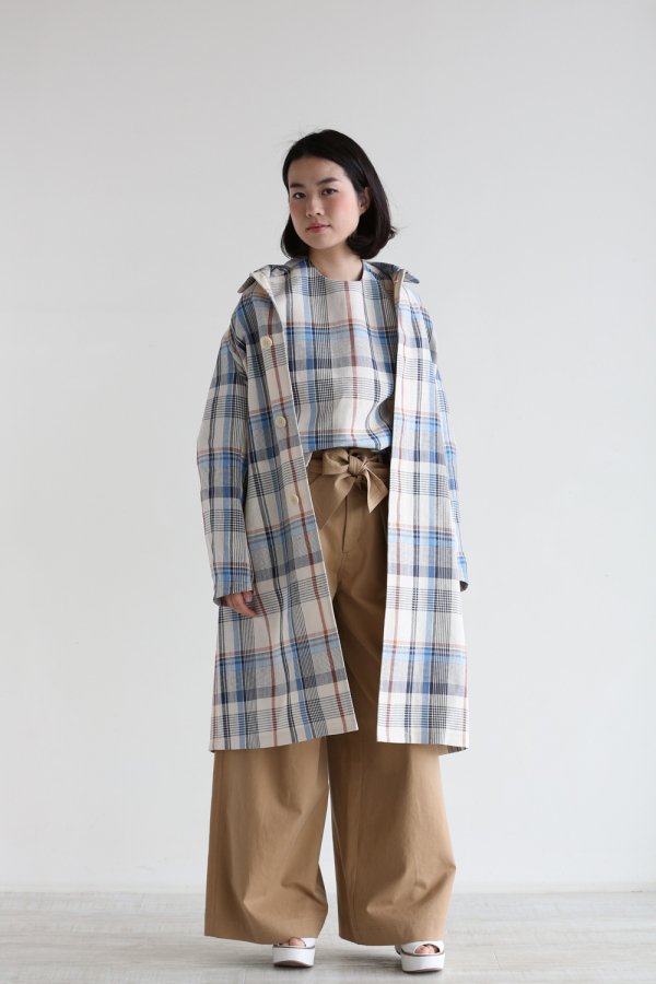 beautiful people（ビューティフルピープル）paper madras coat