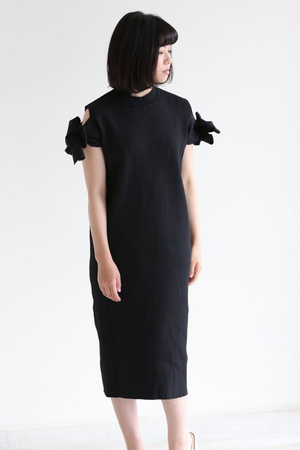 AKIRA NAKA(アキラナカ) Bella ribbon dress【AS1756BK】BLACK