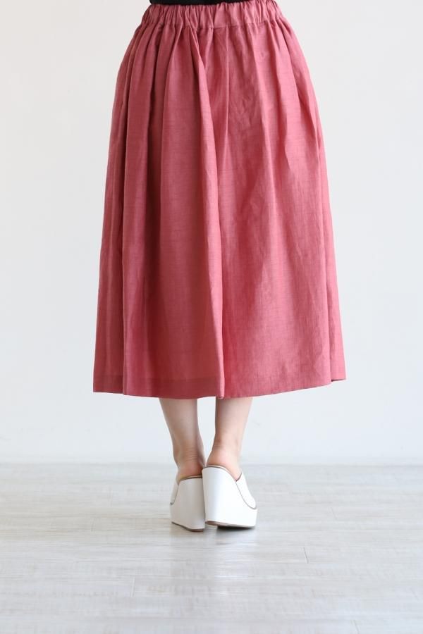 SACRA(サクラ) LINEN KARLMAYER リネンギャザースカート