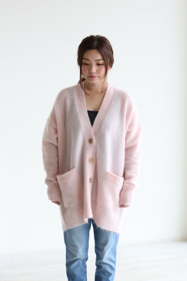 TOMORROWLAND MACPHEE(マカフィ) MOHAIR STRETCH Vネックカーディガン 