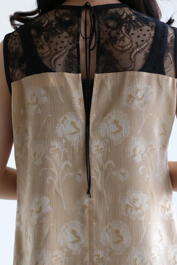 マメ クロゴウチCarnation Willow Sleeveless Tops Carnation Willow Sleeveless Tops - YAMAROKU（ヤマロク