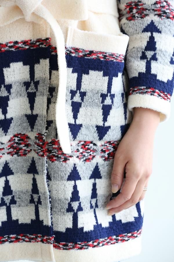 COOHEM(コーヘン) SPRING NATIVE KNIT カーディガン【10-181-027