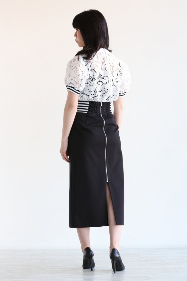 BORDERS at BALCONY(ボーダーズアットバルコニー) I-LINE SKIRT