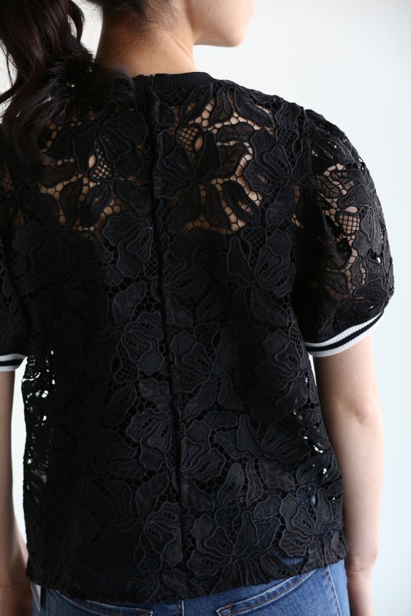 BORDERS at BALCONY(ボーダーズアットバルコニー) LACE TOP【BD1811-3N