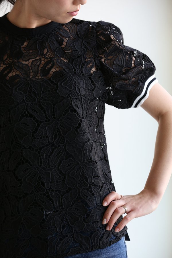 BORDERS at BALCONY(ボーダーズアットバルコニー) LACE TOP【BD1811-3N