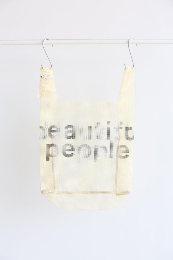 beautiful people(ビューティフルピープル) stopper sheet logo print