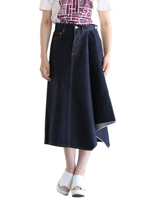 beautiful people(ビューティフルピープル) iregular hem A-line skirt