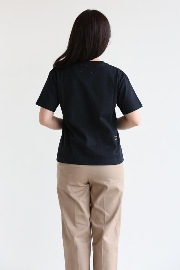 MUVEIL(ミュベール) ネコプリントTシャツ【MA81UTS004】black