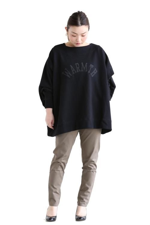 日本全国送料無料商品人気ランキング araara(アラアラ) 刺繍オーバープルオーバー【183052】black トレーナー/スウェット