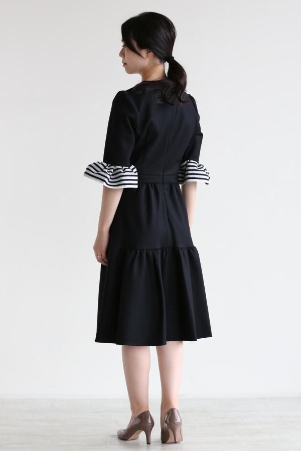 BORDERS at BALCONY(ボーダーズアットバルコニー) WOOL JERSEY DRESS