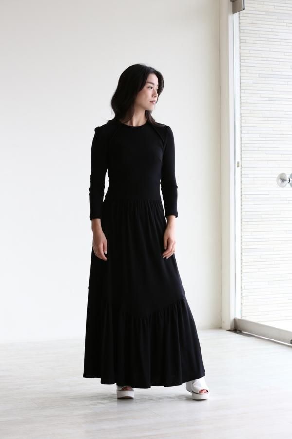 BORDERS at BALCONY(ボーダーズアットバルコニー) JERSEY MAXI DRESS