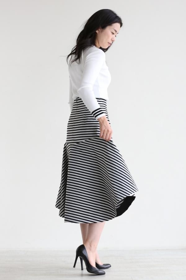 新品 完売品 ボーダーズアットバルコニー ICONIC BORDER SKIRT - スカート