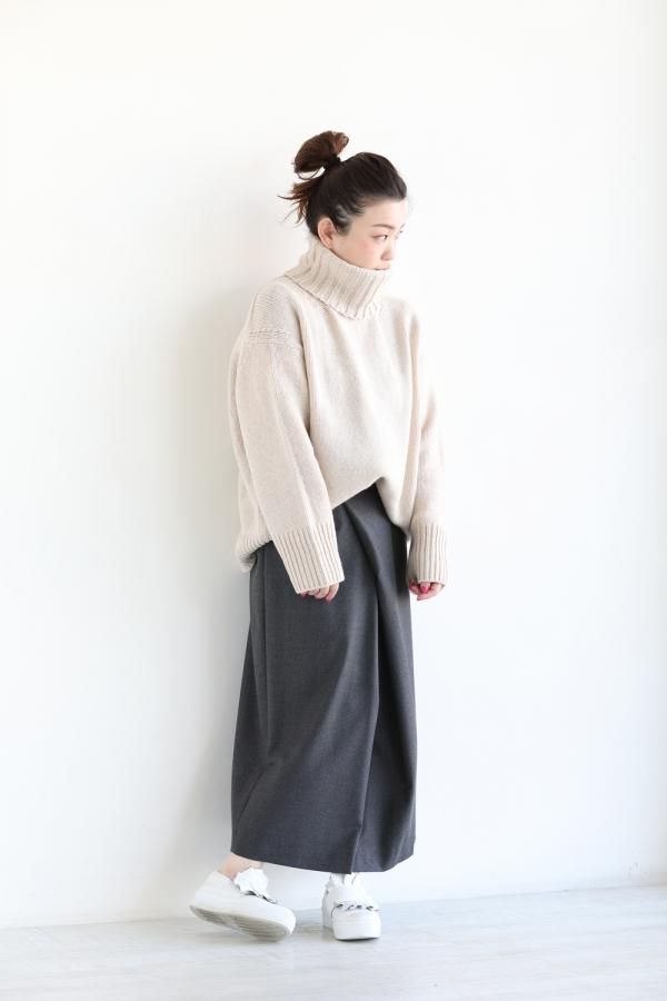 GALERIE VIE (ギャルリー・ヴィー ) ファインウール ハイネックプル 