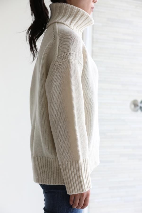 GALERIE VIE (ギャルリー・ヴィー ) ファインウール ハイネックプル