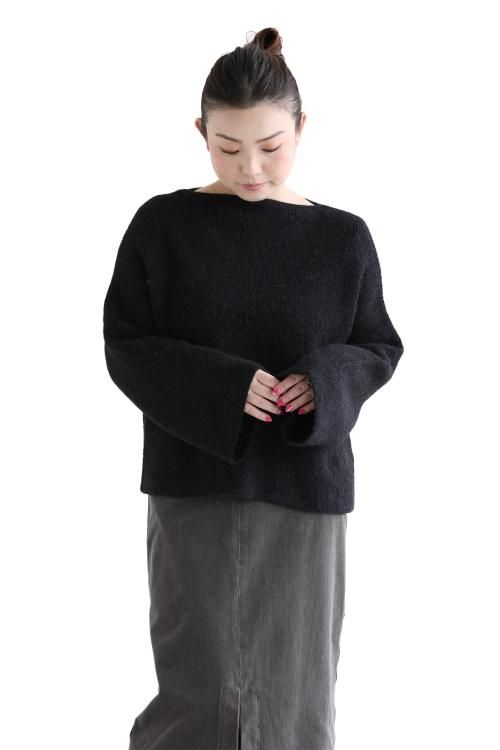 SACRAアルパカ ウールリング プルオーバー定価53900グレー38 SACRA