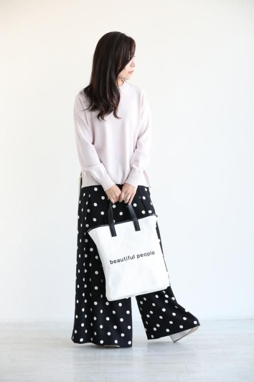 beautiful people シェイプメモリートートバッグ