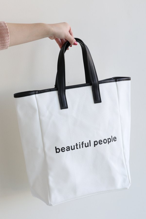 beautiful people(ビューティフルピープル) shape memory canvas tote