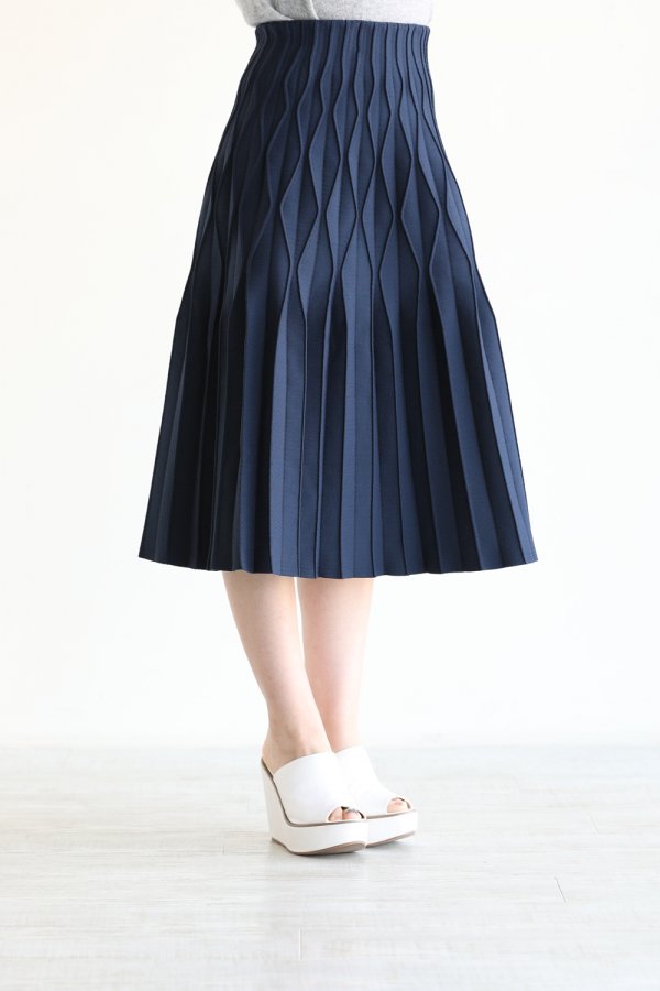 BORDERS at BALCONY(ボーダーズアットバルコニー) PLEATED 