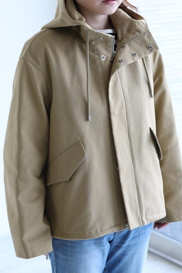 マカフィーブルゾン MACPHEE(マカフィ) COTTON DOUBLE CLOTH パーカーブルゾン