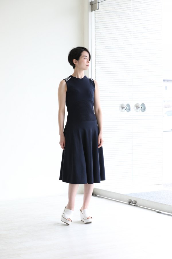 BORDERS at BALCONY(ボーダーズアットバルコニー) SCALLOP KNIT DRESS