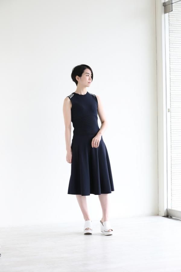 BORDERS at BALCONY(ボーダーズアットバルコニー) SCALLOP KNIT DRESS