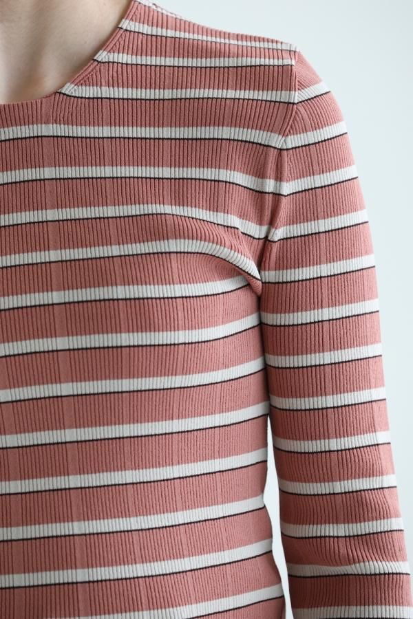 【50% OFF】beautiful people (ビューティフルピープル) stretch rib border pullover / ストレッチリブボーダープルオーバー beautiful people (ビューティフルピープル) stretch rib border