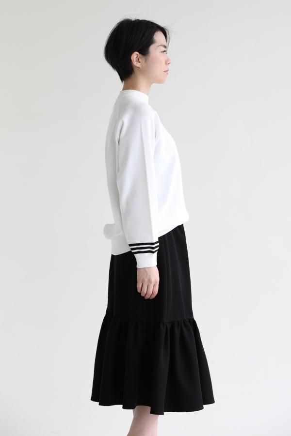 未使用 ボーダーズアットバルコニー BACK ROUND WOOL KNIT BACK ROUND WOOL KNIT | BORDERS at BALCONY