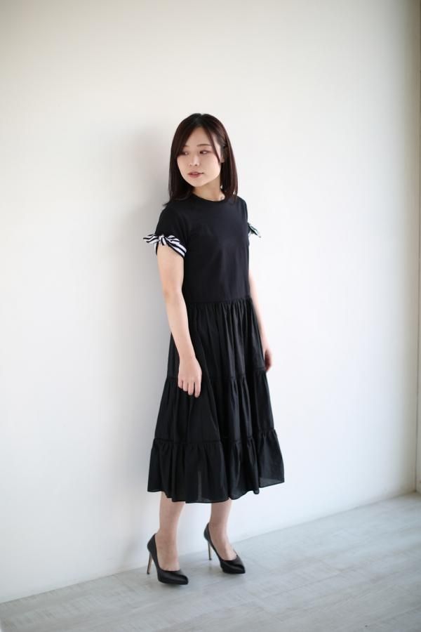 BORDERS at BALCONY(ボーダーズアットバルコニー) BALLERINA TEE DRESS 