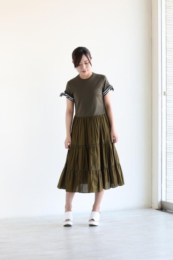 BORDERS at BALCONY(ボーダーズアットバルコニー) BALLERINA TEE DRESS