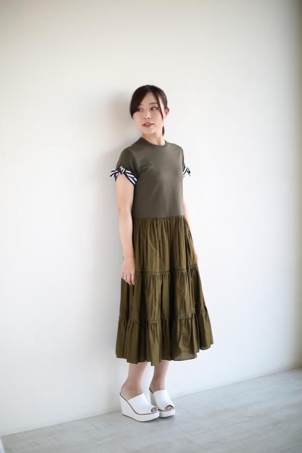 BORDERS at BALCONY(ボーダーズアットバルコニー) BALLERINA TEE DRESS 