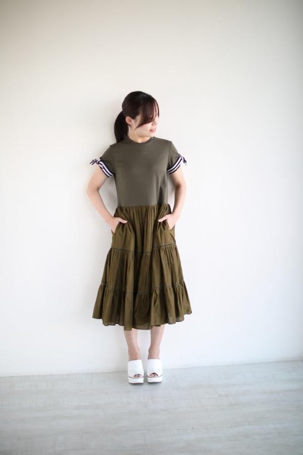 BORDERS at BALCONY(ボーダーズアットバルコニー) BALLERINA TEE DRESS