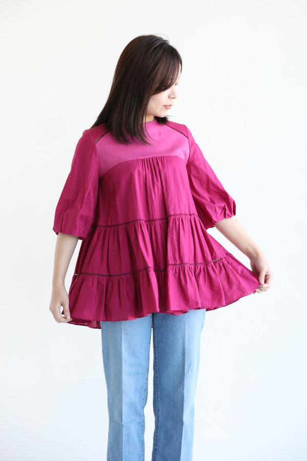 BORDERS at BALCONY(ボーダーズアットバルコニー) BALLERINA TOP PINK