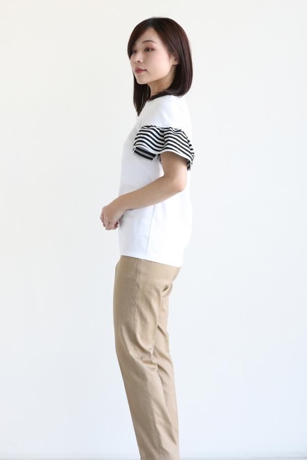 宅配便送料無料 BORDERS at BALCONY SHIRT GATHERED TEE36 - 通販