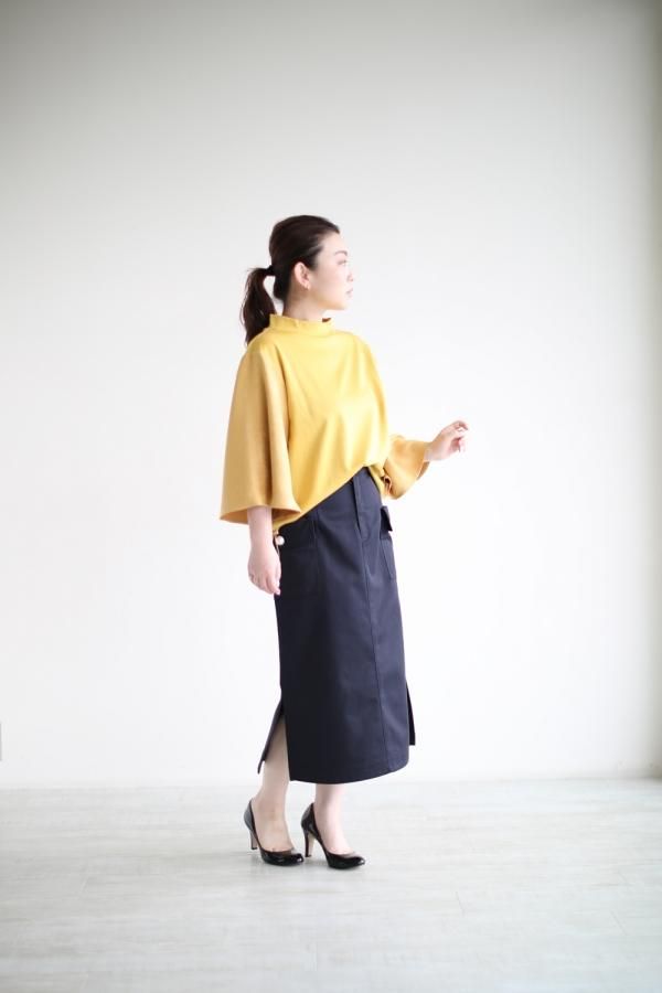 MUVEIL WORK ミュベールワーク フレアスリーブワンピース カットソー MUVEIL WORK ミュベールワーク フレアスリーブワンピース カットソー