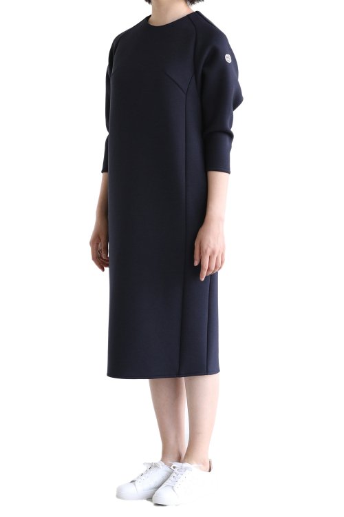 BORDERS at BALCONY(ボーダーズアットバルコニー) COCOON DRESS NAVY